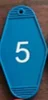 blue No.5 with keyring