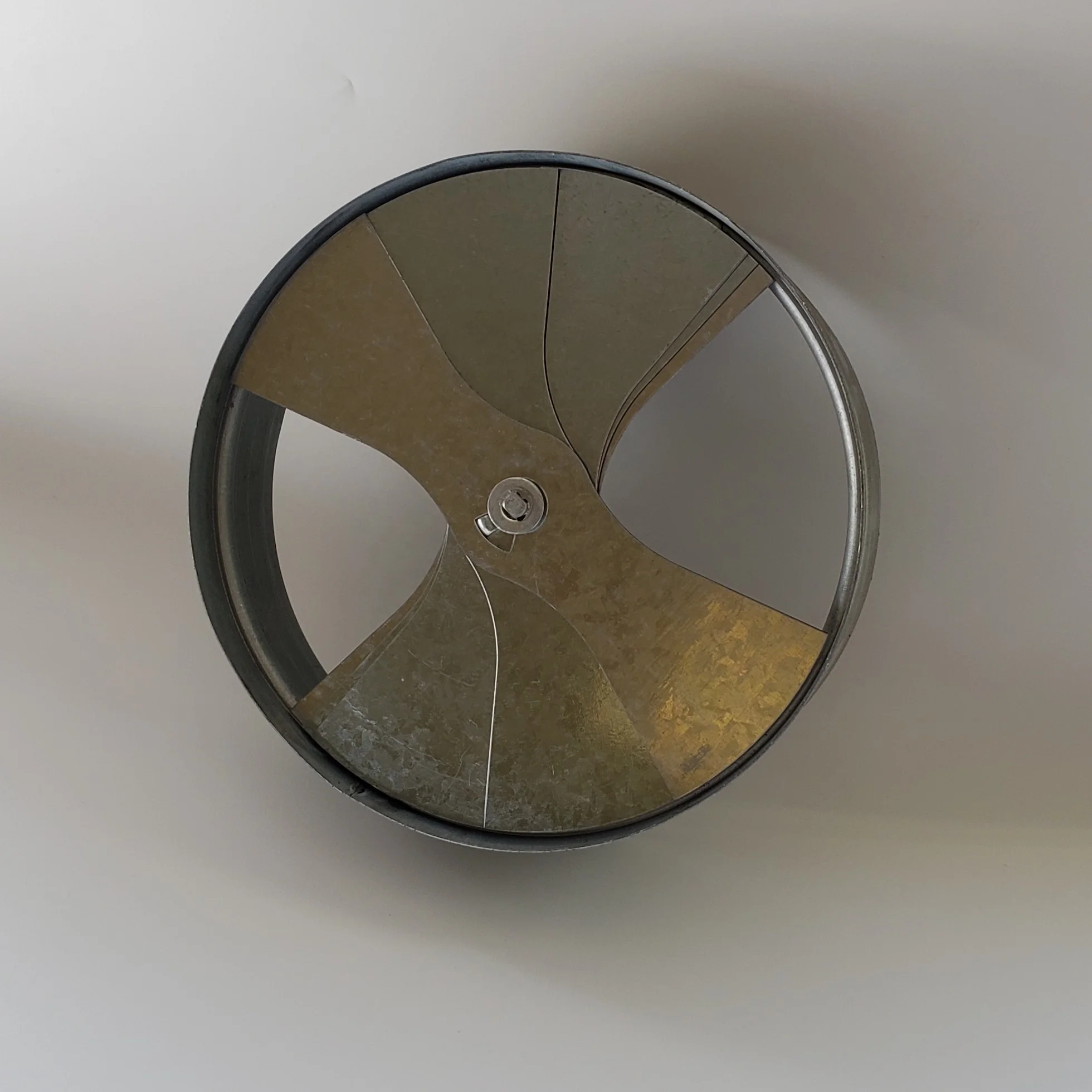 Round Diffuser Damper Fan Shaped Neck Adaptor HVAC System air Conditioning Ceiling Valve  for Ventilation