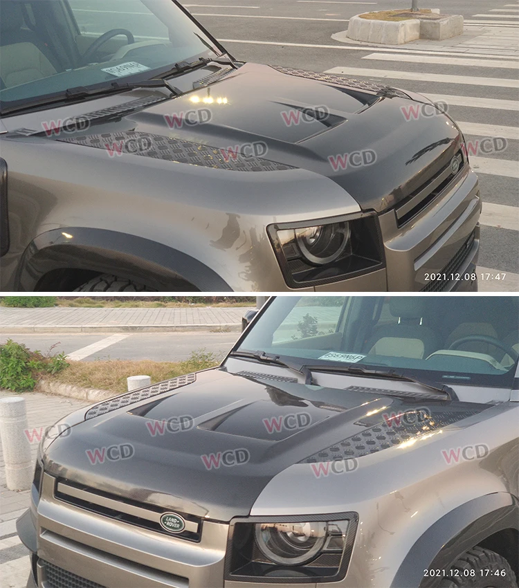 High Quality Car Hoods Real Carbon Fiber Engine Hood For Land