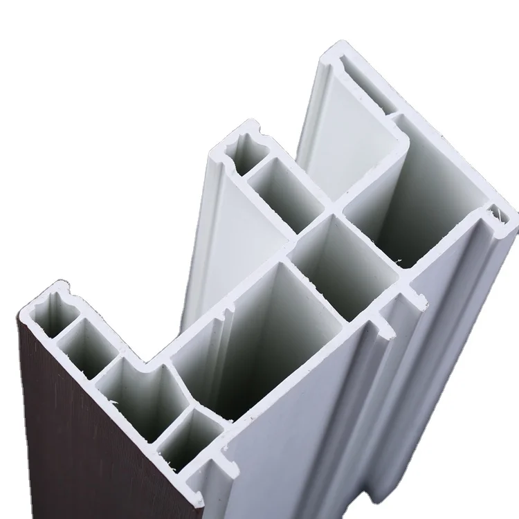 Upvc windows Doors Polystyrene Profiles Pvc Profile for Vinyl Door and Window Plastic Extruded Profiles