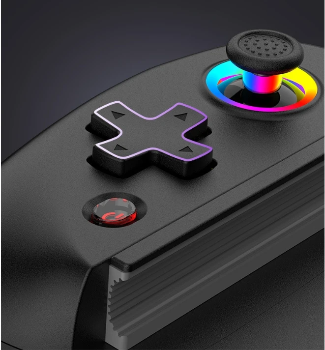 D8 Stretchable Game Controller Rgb Light Bt Telescopic Joystick