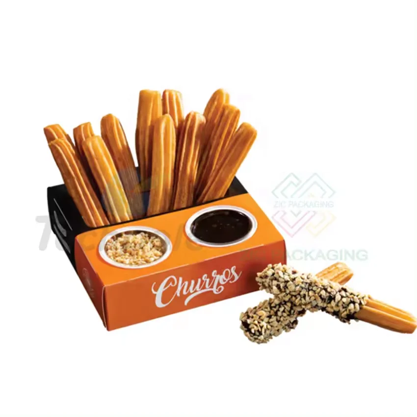 Eco Friendly Churros Paper Holder - Customizable Packaging