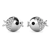 925 Silver with 18K white gold plated