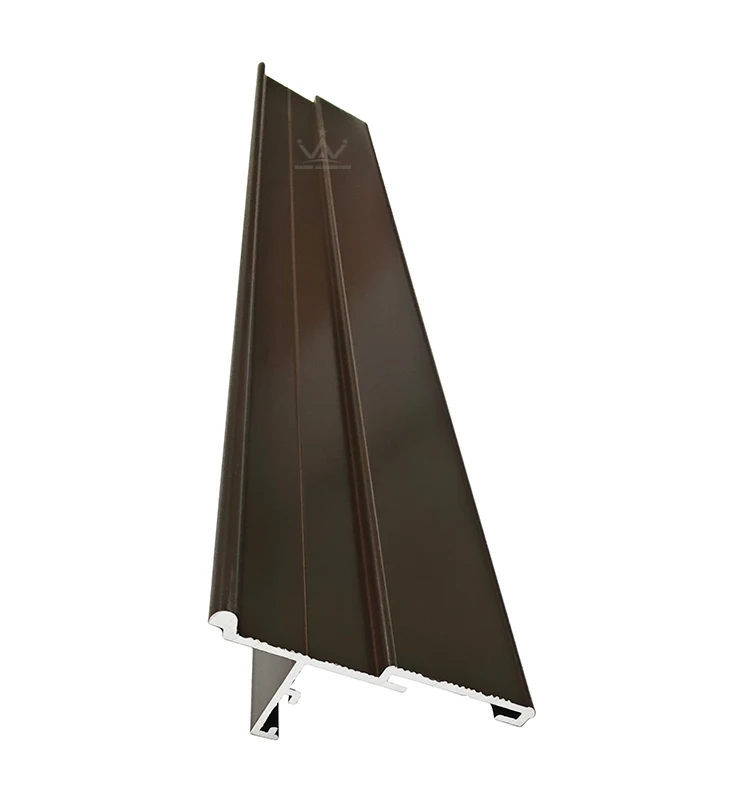 Sliding Doors Aluminum Extrusion Profiles Spray Painting Aluminium Cupboard Door Frame Profile