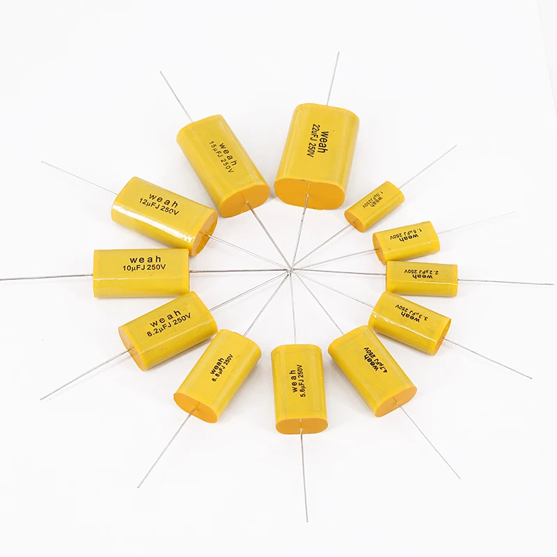 2 X 6uF 250V 6mfd NP Non Polarized Crossover Audio Capacitor MPT Film - Foto 13