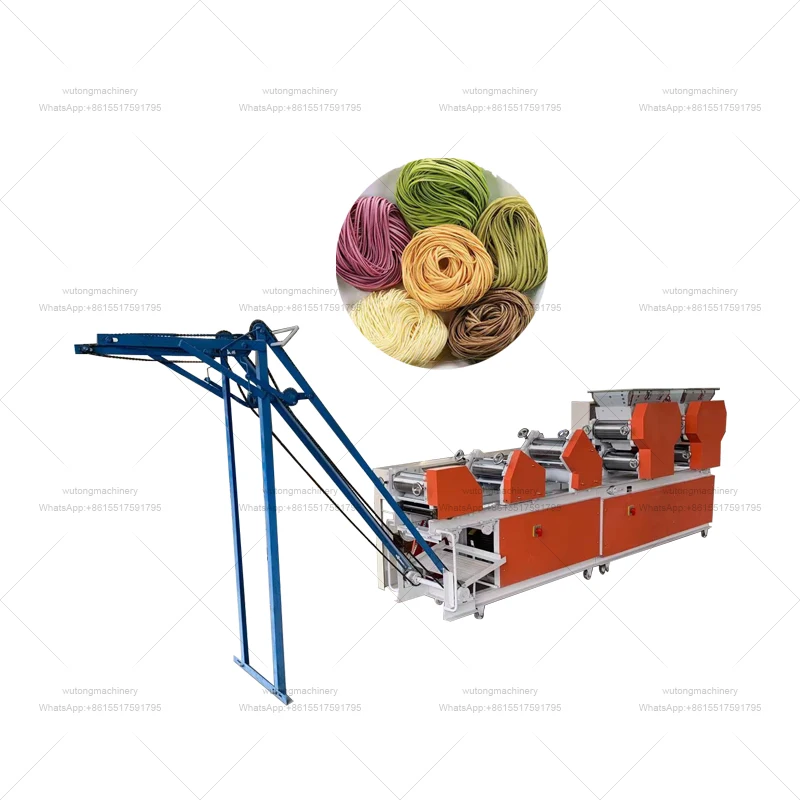 Automated Udon Japanese Ramen Noodle Making Machine Cup Noodle Cutter Semi Automatic Non Fried Instant Noodles Production Line
