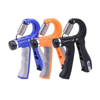 Counting Hand Grip Strengthener Exerciser, Adjustable Resistance Forearm Grip (5-60KG), Durable Hand Strengthener Exercise