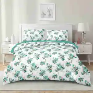 Lilianna Printed Comforter Set 4-Piece - Modern Geometric Pattern King Size
