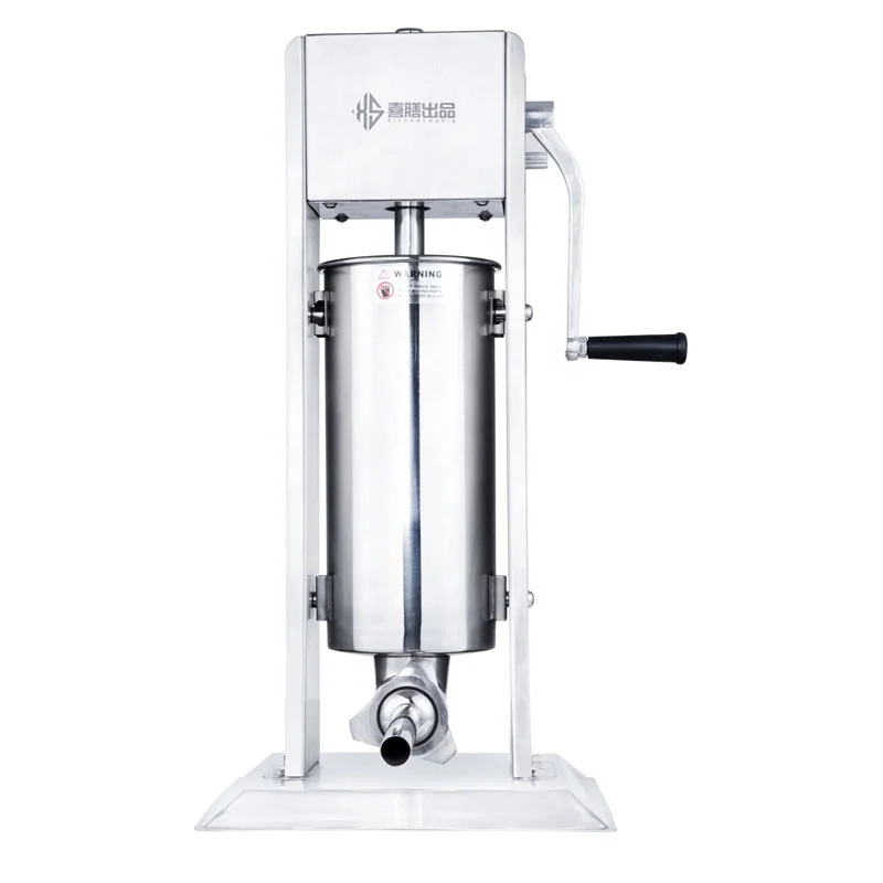 自家製ソーセージメーカー3Lステンレス鋼キッチン手動ソーセージ