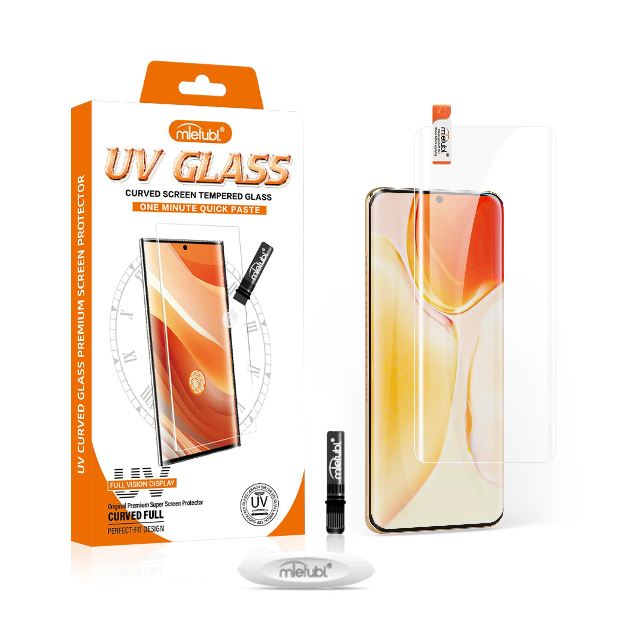 Mietubl UV Glass 3D full glue cover tempered glass screen protector for Curved Phone for XM 14 / 14 PRO/ 14 ULTRA