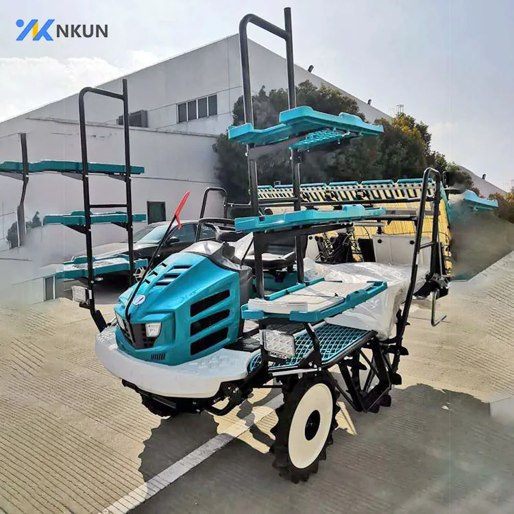 Electric Walking Tractor Rice Planting Machine Paddy Transplanter Rice Planter