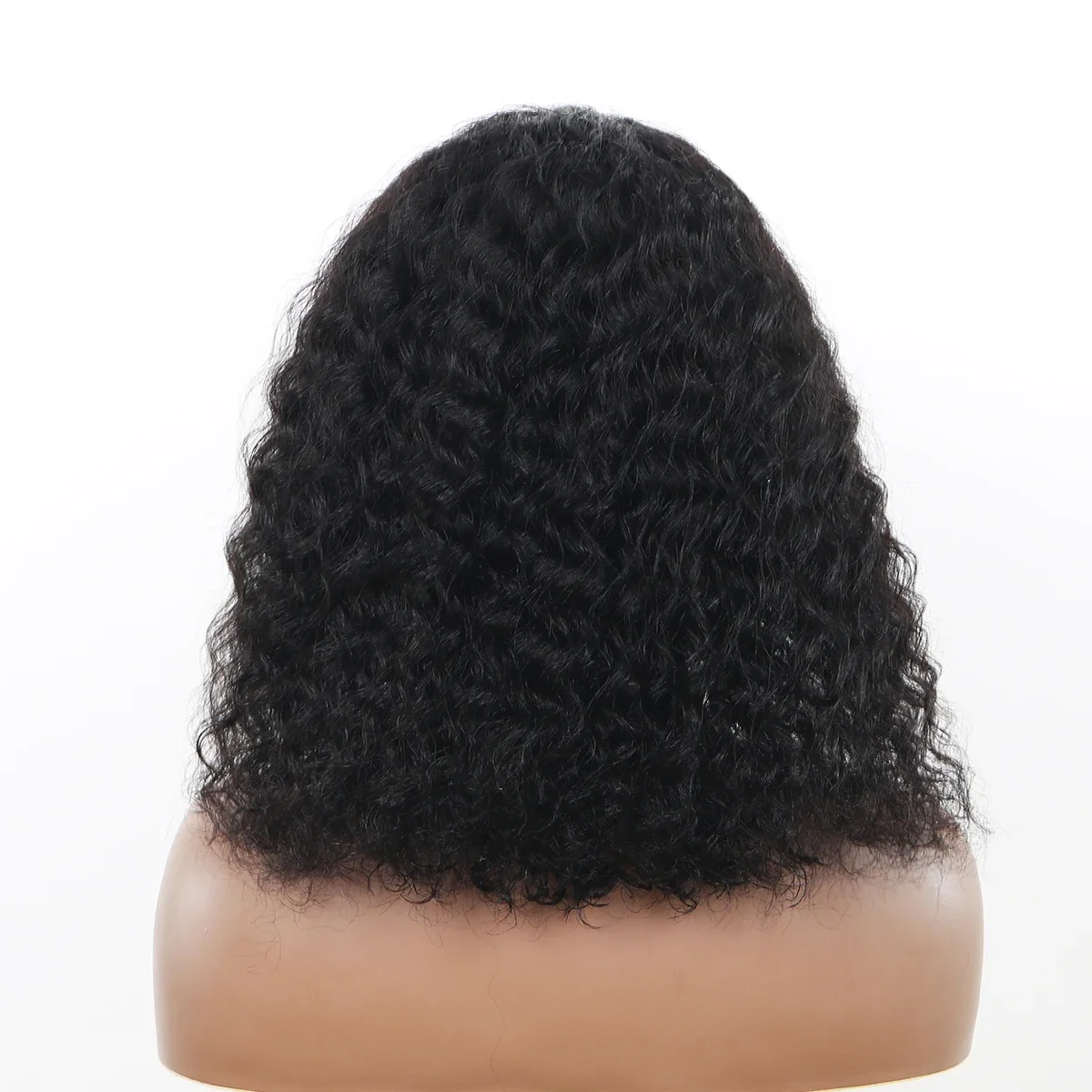 Deep Wave Human Hair Short Bob Wig With Lace Frontal 180 Density_voghion.com