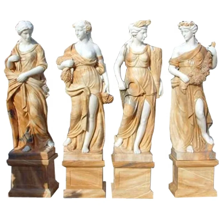 石の彫刻世界はあなたの像フルサイズの像石の彫刻大理石の女性の彫刻