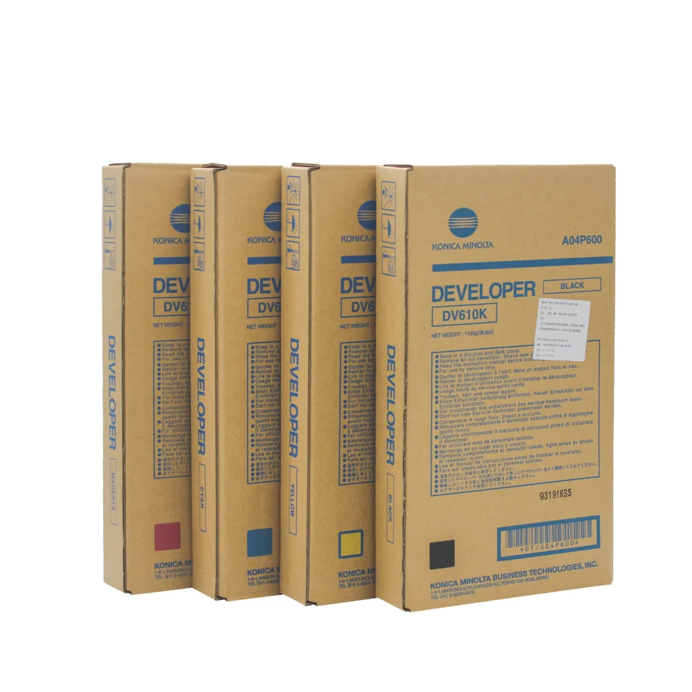 Japan Original Dv610 Developer For Koncia Minolta Bizhub C5501 C6501 ...