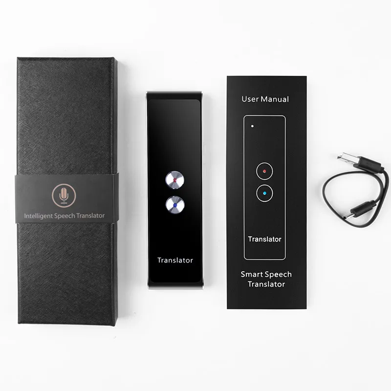 Intelligent Speech Translator Support 68 Languages Voice Translator Portable T8 Real Time Simultaneous Translation Equipment