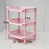 Carré rose à trois couches