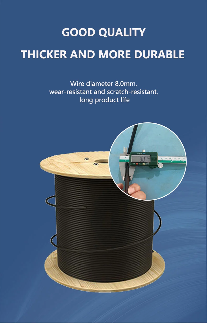 Outdoor Armored G652D G657A1 G657A2 Fiber Optic Cable for Telecom Communication with Steel Tape Armored Protection