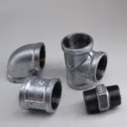 galvanized steel pipe fittings and Parts Connect Joint DN50 Pipe Fittings Galvanized BS Standard 16 mm pipe tee fitting