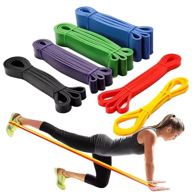 MEET Best Selling Type Elastic Rubber Bands for Fitness Workout Equipment Training Exercise Gym Strength Latex Resistance Bands