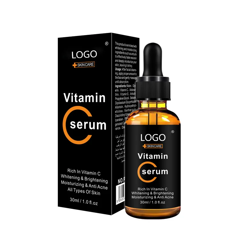 Vitamin C Serum Removing Dark Spots Ageless Skin Care Whitening Face Anti-aging Serum Liquid Female Natural Organic Skin Care