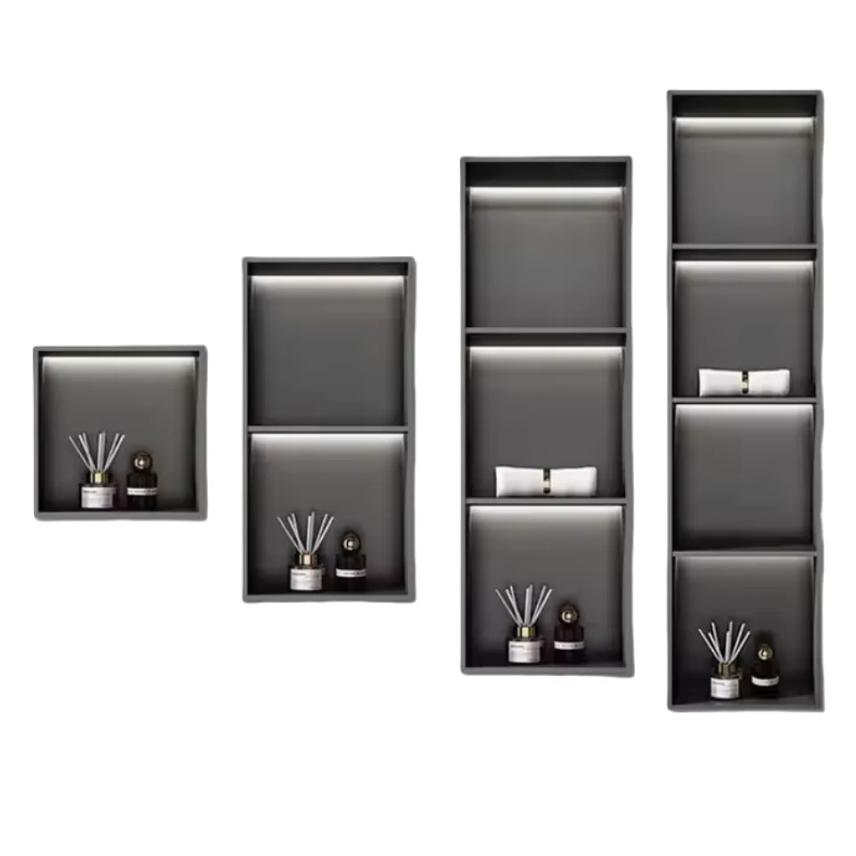 الحمام الفولاذ المقاوم للصدأ متخصصة دش متخصصة البلاط دش مكان دش أسود