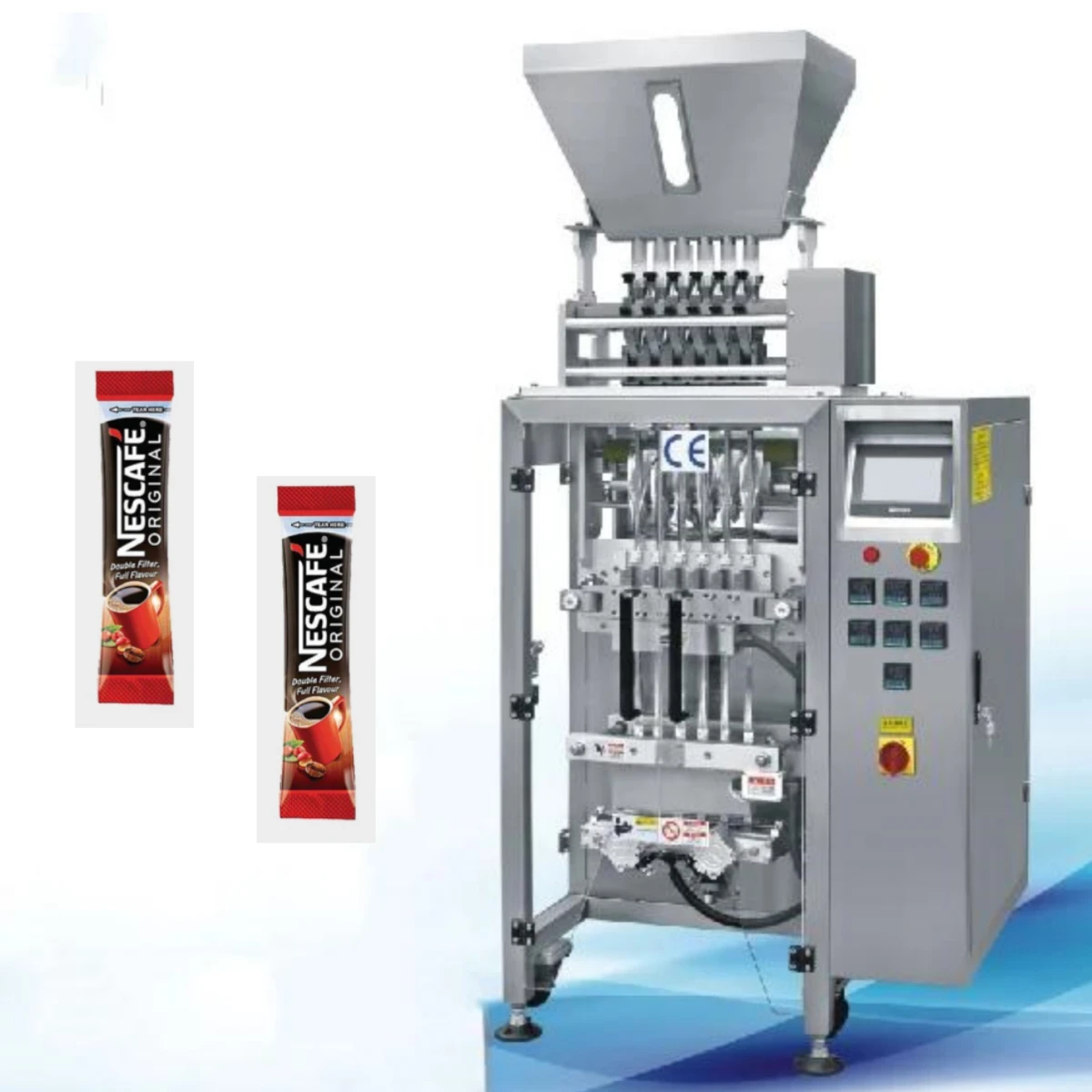 A-GH280BY  - Pear paste: multi-line paste back seal packaging equipment 2-6 lane