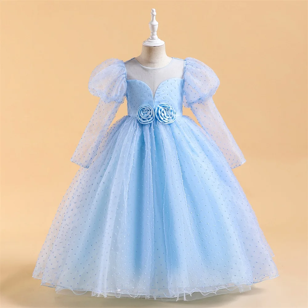 FSMKTZ Girls Ball Gown Kids Wedding Dress Elegant Durable