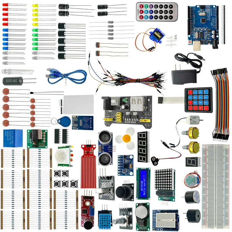 RFID Starter Kit Stepper Motor Beginner Learning Suite with Box Electronics Component Kit