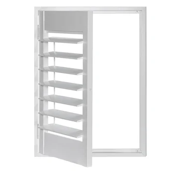 wholesale interior 89mm louver blade window basswood plantation shutters from china