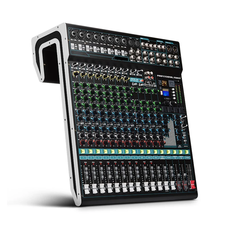 オーディオミキサー 4チャンネル 24 DSP USB サウンドカード オーディオミキサー 4チャンネル 24 DSP USB サウンドカード