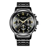 Gold black surface / black steel belt 1#