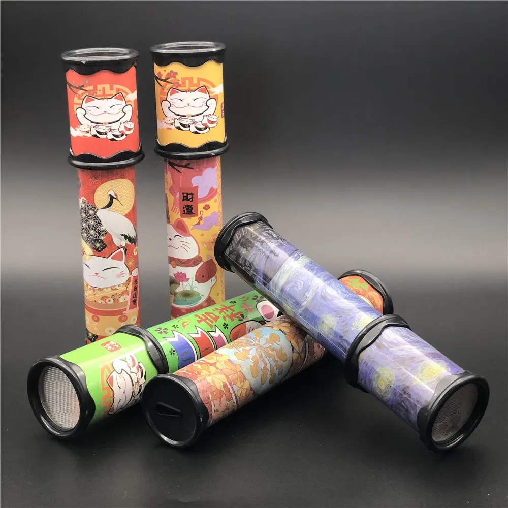 2020 оригинальная Волшебная призма, Забавная детская вращающаяся бумага, мультяшный калейдоскоп, детская игрушка, калейдоскоп