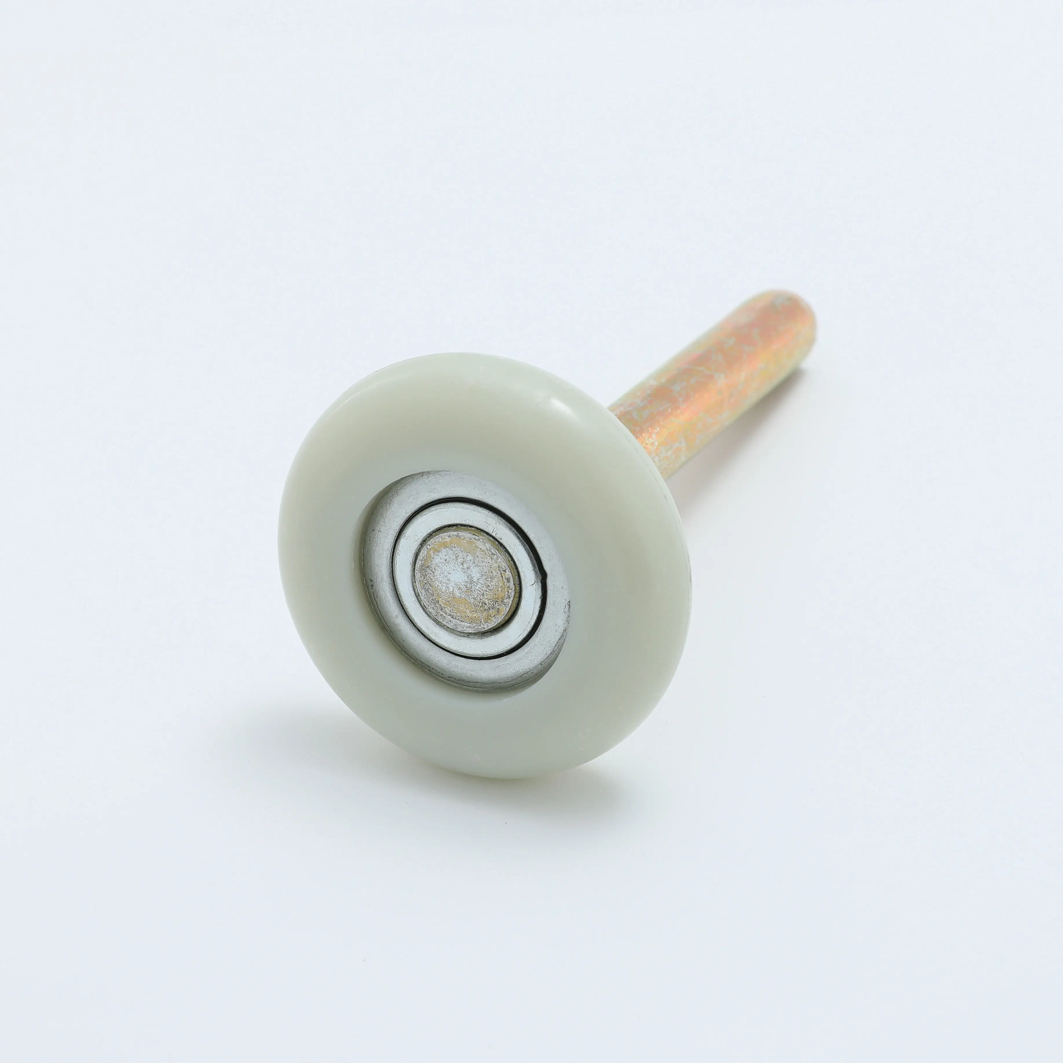 46*95mm White Wheels Yellow Core Pole 11-ball Bearing Garage Door Roller