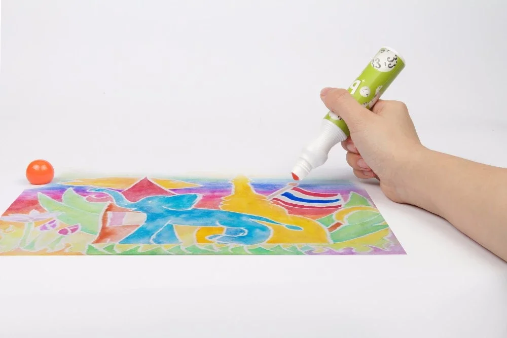 Нетоксичный маркер на водной основе Magicfly 8 видов цветов для малышей, двойной маркер идеально подходит для дошкольного искусства