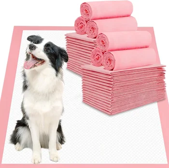 Factory Wholesale Disposable  Dog Pee Training Puppy Pad 6-layer High Absorption Urine  Pet Diapers