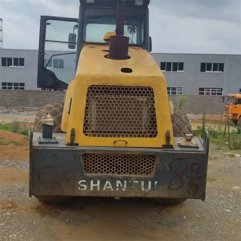 USED ROLLER COMPACTOR  20 TON  SR22MPA  HYDRAULIC VIBRATOR  COMPACTOR USED ROAD ROLLER  CHEAP PRICE USED DOUBLE DRUM ROLLER