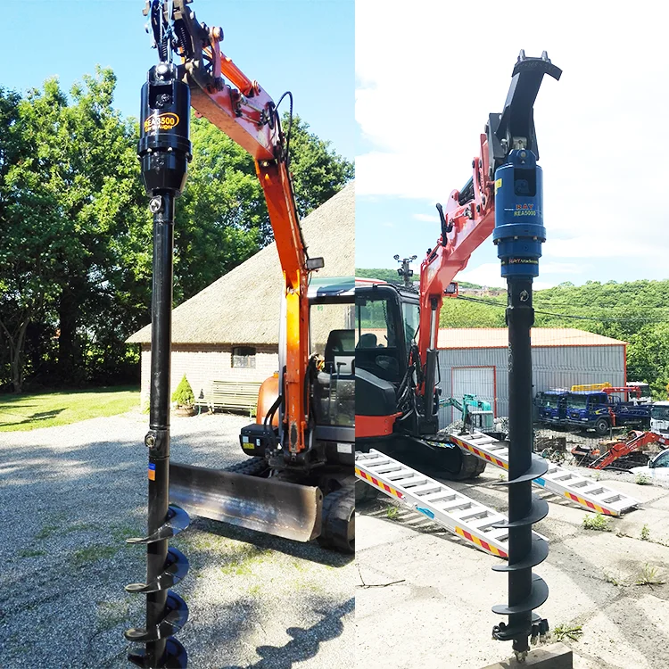 Mini Skid Steer Loader with Track for Hard Rock Auger Drill Soil Auger Applications Featuring Motor Gearbox Core Components