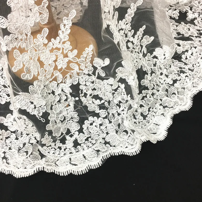 Африканская 2021 нигерийская французская тюль, белая кружевная свадебная ткань, 3d лента с вышивкой, кружевная сетчатая ткань