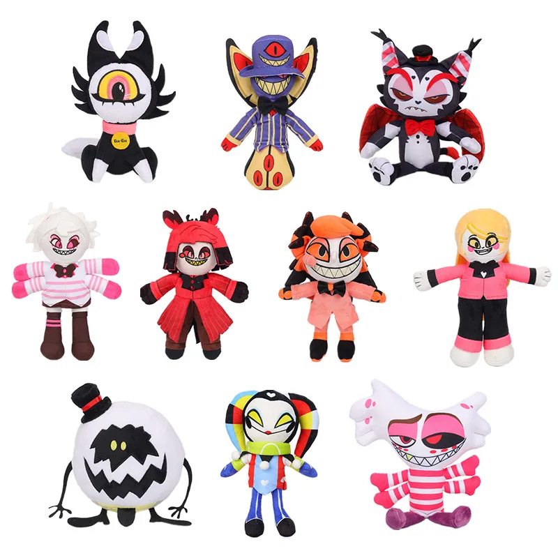 New High Quality Plush toy Hazbin Hotel Alastor Popular Games stuffed ...