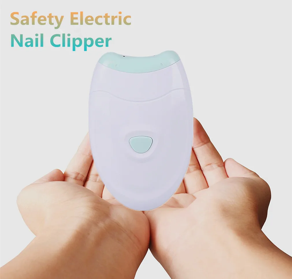 Электрическая безопасная машинка для стрижки ногтей, автоматическая Детская электрическая машинка для стрижки ногтей, триммер