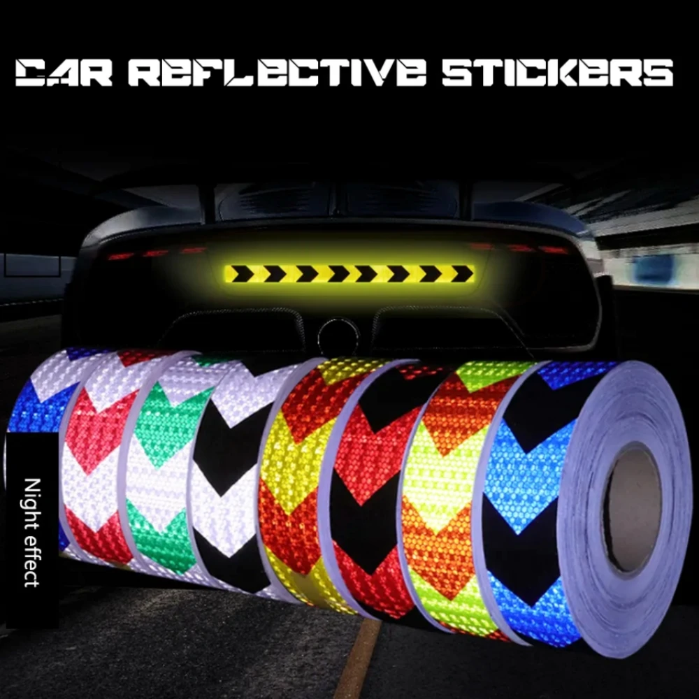 Reflective Diy Sticker Car Reflector Reflective Sticker Bike Adhesive Tape for Car Bicycle ...