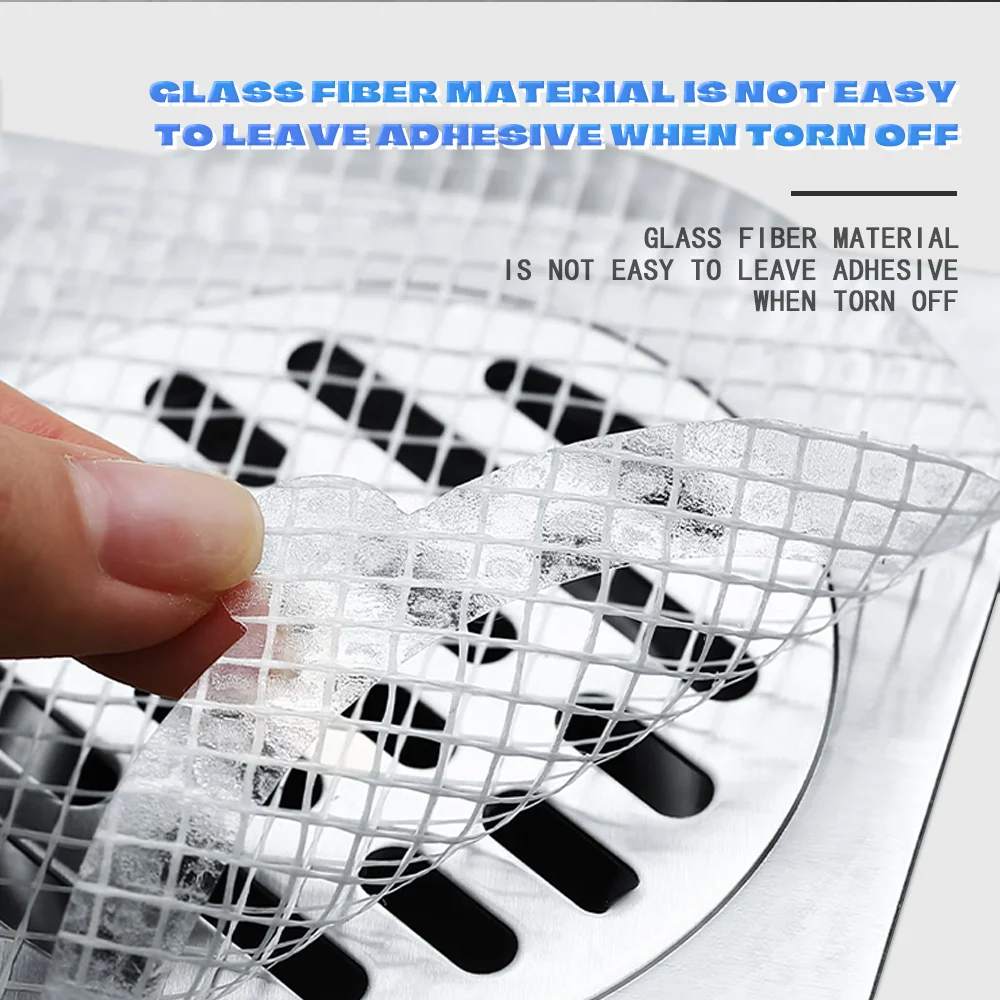 Ls Disposable Shower Mesh Sticker Drain Hair Catcher Buy Hair Catcher