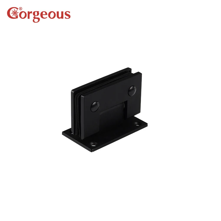 Black Adjustable Shower Bathroom Accessories To Glass Hinges Door For Stainless Steel Glass Holder Clamp Shower Cabin Door Hinge