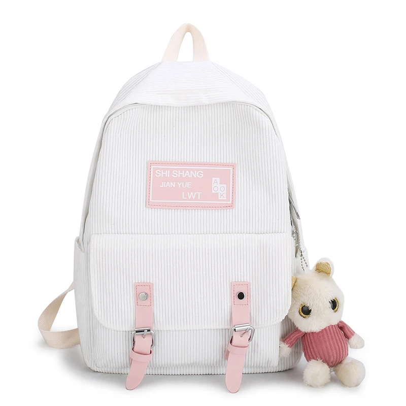 velvet school backpack
