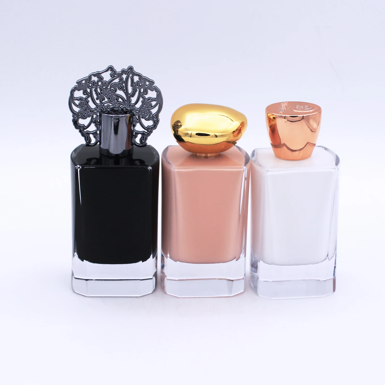 Empty 100ml Perfume Bottle with Interior Internal Painting Coating