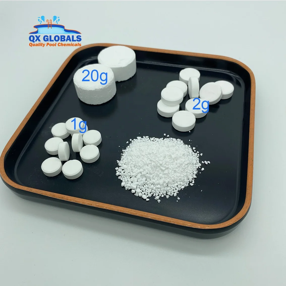 High quality water treatment chlorine powder for swimming pools / water purifying tablets