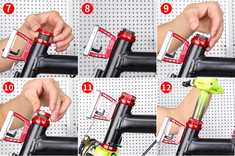 Muqzi Mtb Bicycle Headset 34mm Aluminum Alloy Bike Headset Front Fork