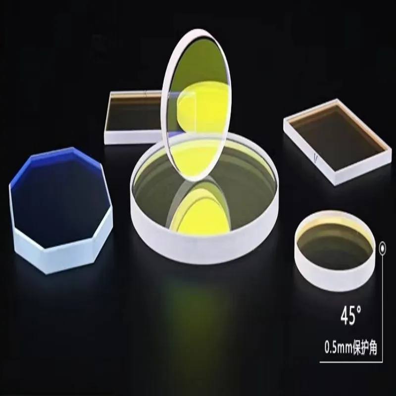 Factory 60 degree 45degree 532nm 355nm 650nm 1064nm Fused Silica laser Reflection Mirror with support factory