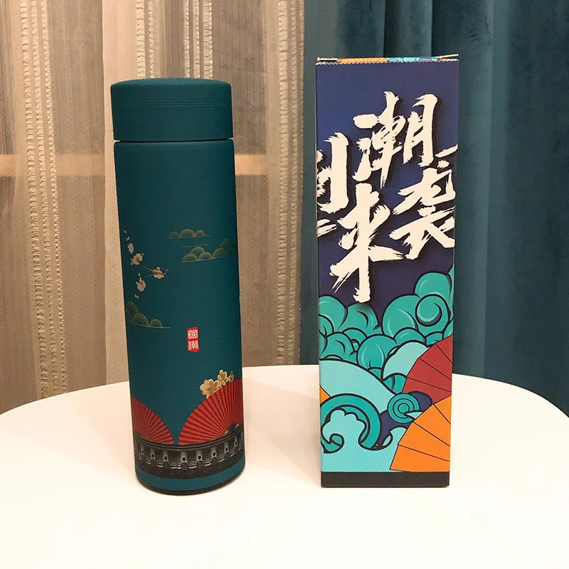 500ml creative chinese style retro thermos