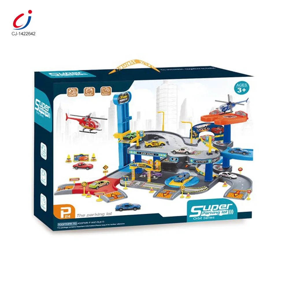 Обучающая Интерактивная Детская напольная игрушка для парковки гаража, игровой набор из сплава, трек, Строительство города, игрушки для парковки